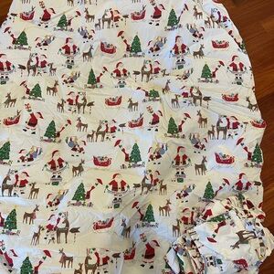 Pottery Barn Christmas Santa sheets! FULL size